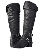 Carlos by Carlos Santana Women's Jada Over The Knee Boots  Black Size 11