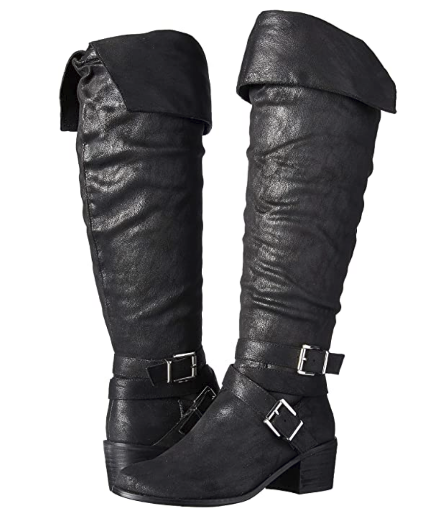 Carlos by Carlos Santana Women's Jada Over The Knee Boots  Black Size 11