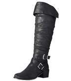 Carlos by Carlos Santana Women's Jada Over The Knee Boots  Black Size 11