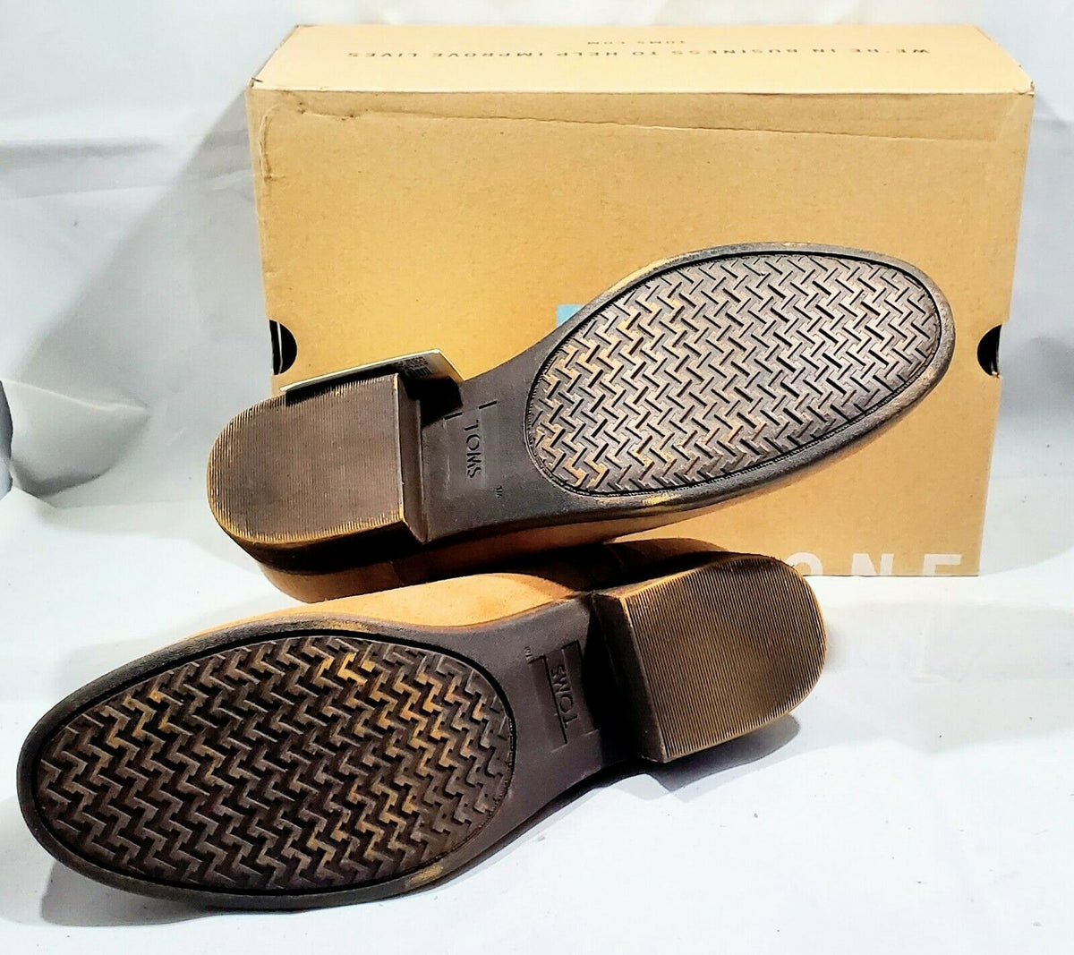TOMS Deia Toffee Suede/Wool Boot Color Brown Size 8.5