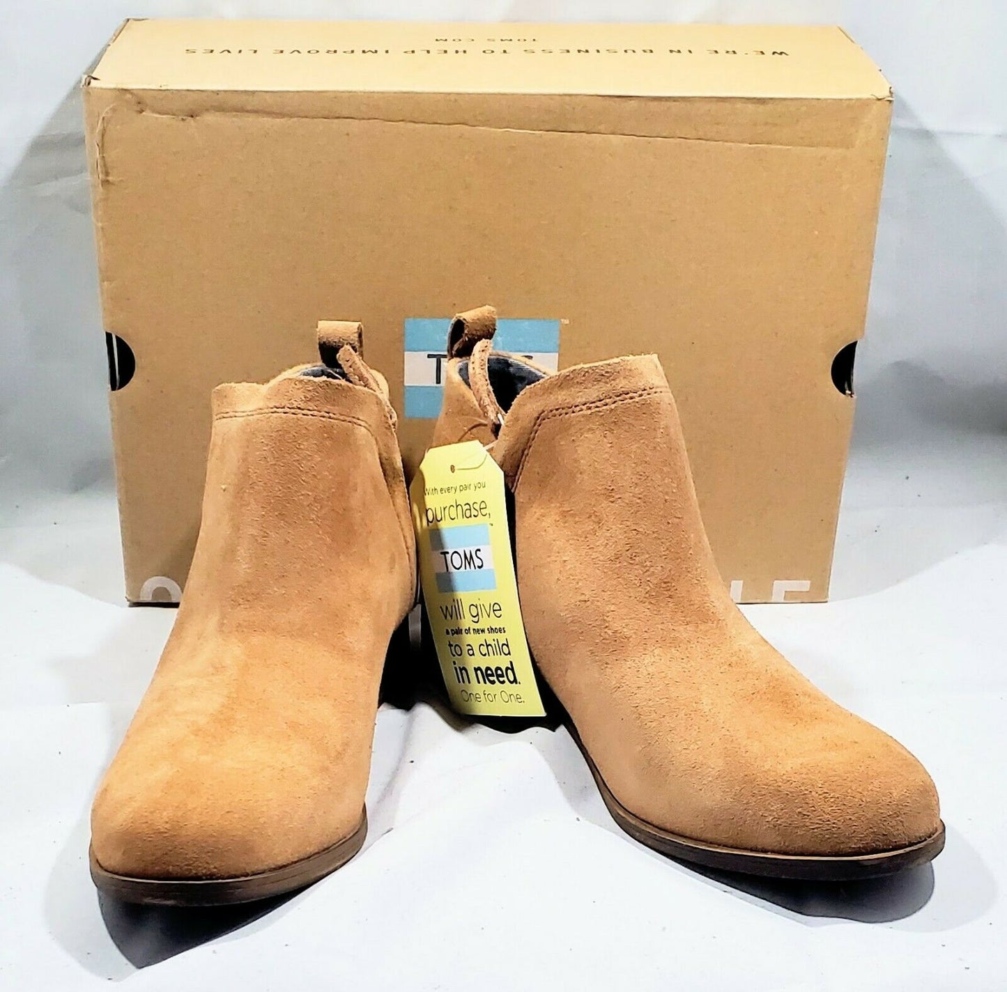 TOMS Deia Toffee Suede/Wool Boot  Color Brown