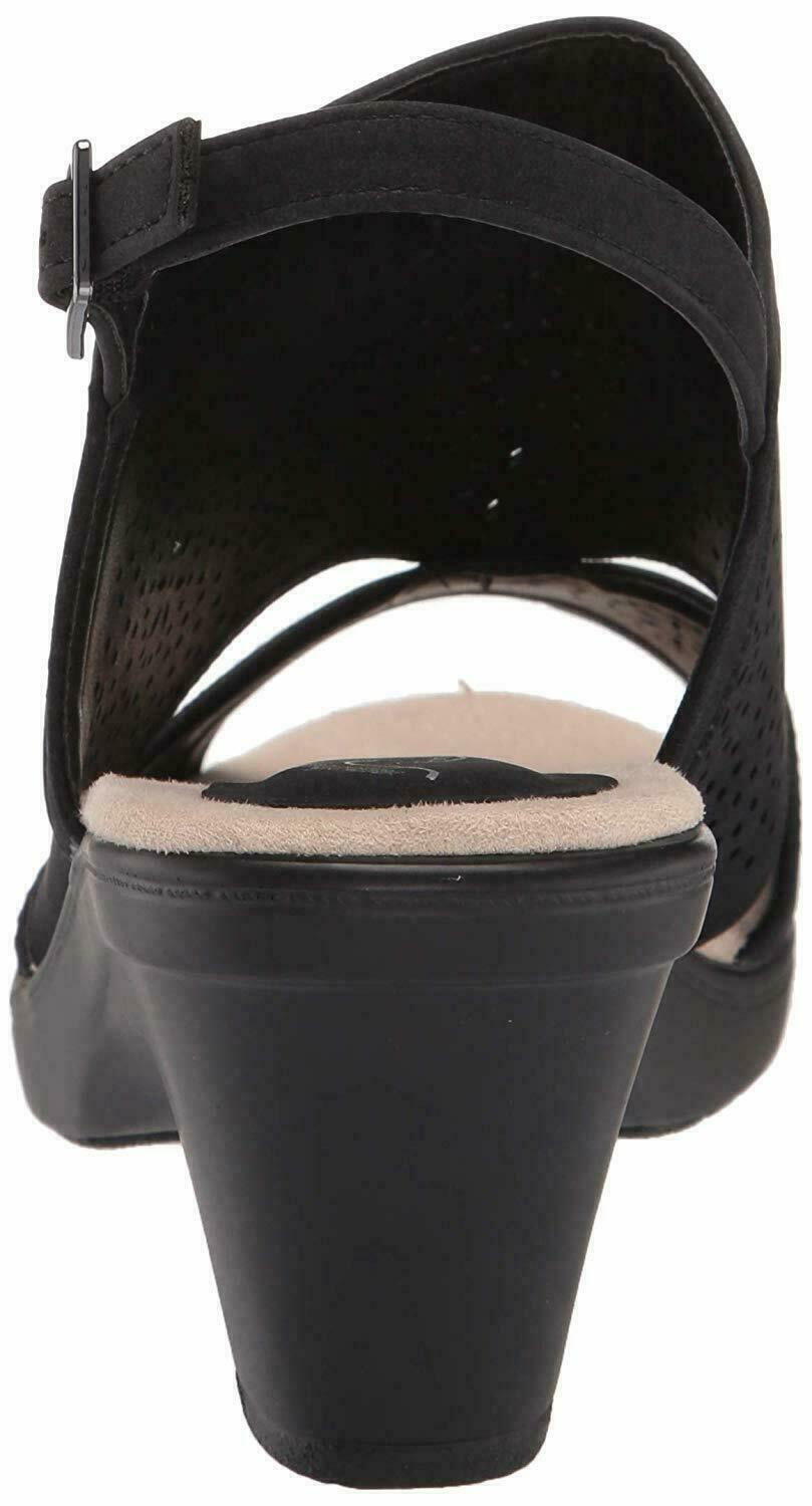 Easy Street Women's Linda Slingback Dress Casual Sandal   Color Black Size 11M