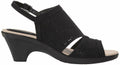 Easy Street Women's Linda Slingback Dress Casual Sandal   Color Black Size 11M
