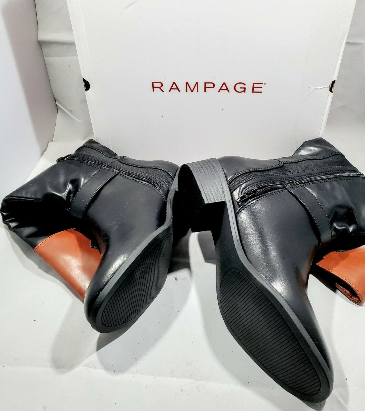 Rampage Ivey Tall Riding Boots black/cognac - 7.5 M