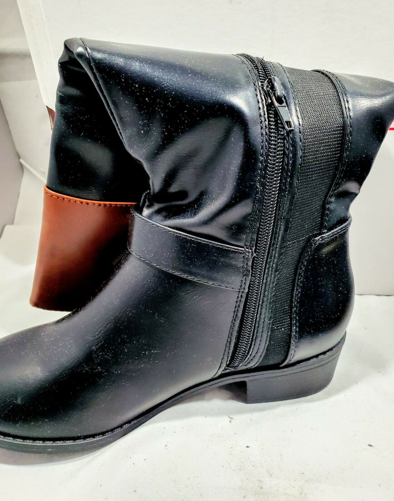 Rampage Ivey Tall Riding Boots black/cognac - 7.5 M