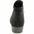 American Rag Womens Abby Almond Toe Ankle Fashion Boots, Black, Size 5  AABBYR