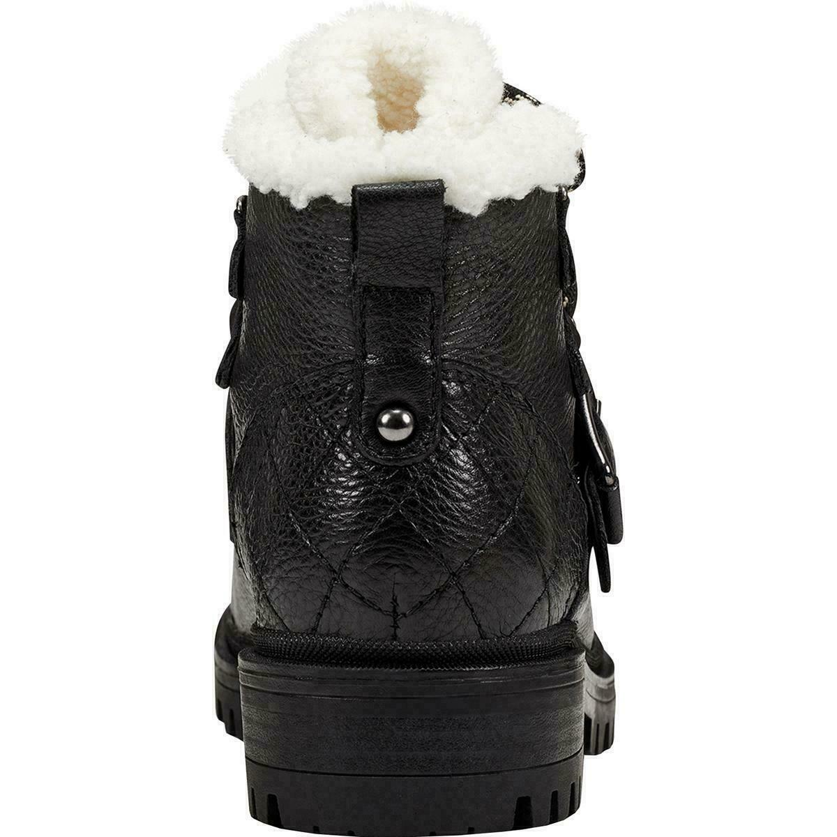 Nine West Women's Wade Heels Combat Boot  Color Black Multi Size 7.5M