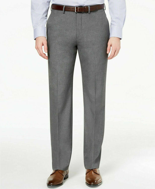 Ryan Seacrest Men’s Ultimate Modern-Fit Stretch Dress Pants Color Gray  W33xL30