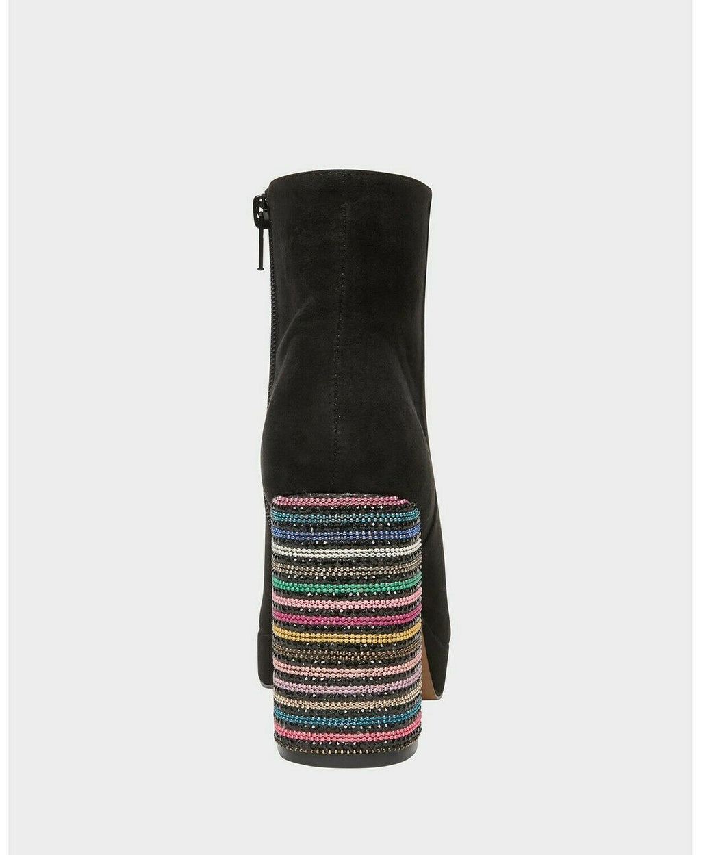 Betsey Johnson Women's Downie Block Heel Ankle Booties   Color Black Suede Size 5M