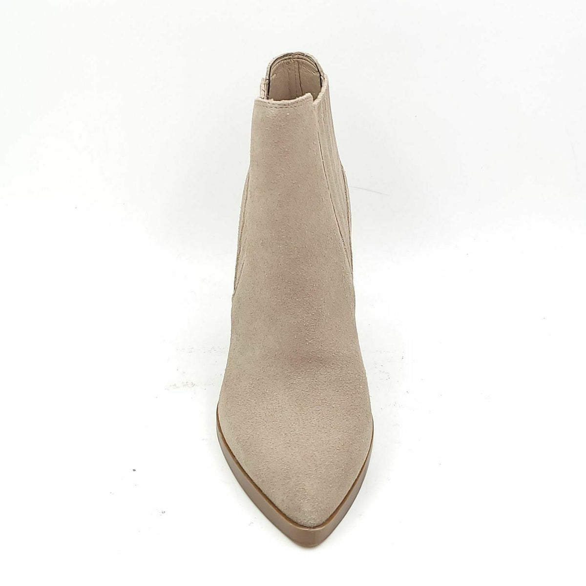 Marc Fisher Women's Ellard Block Heel Ankle Booties  Color Light Gray Suede Size 6.5M