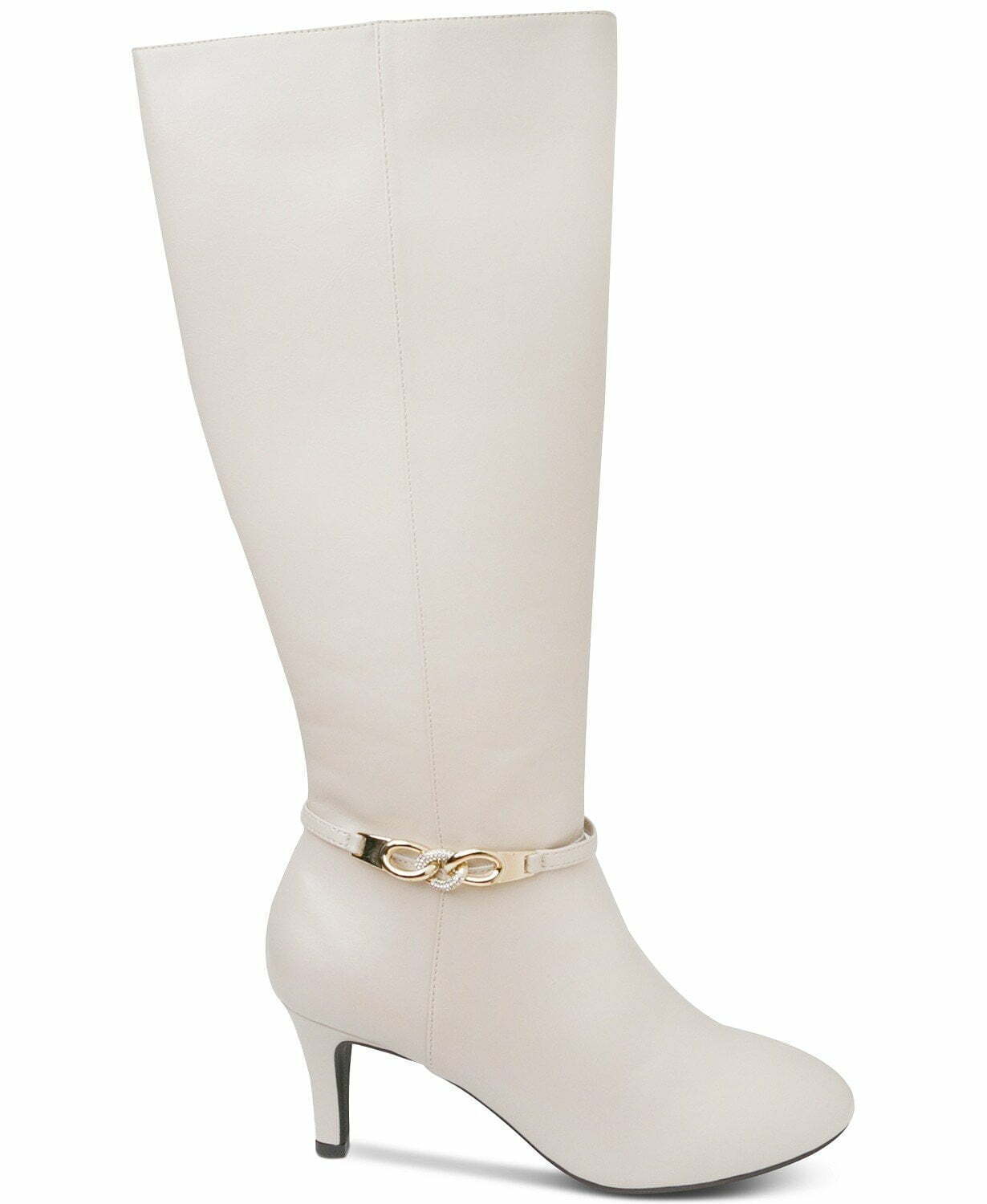 Karen Scott Women's Hanna Dress Boots  Color White Size 5.5M