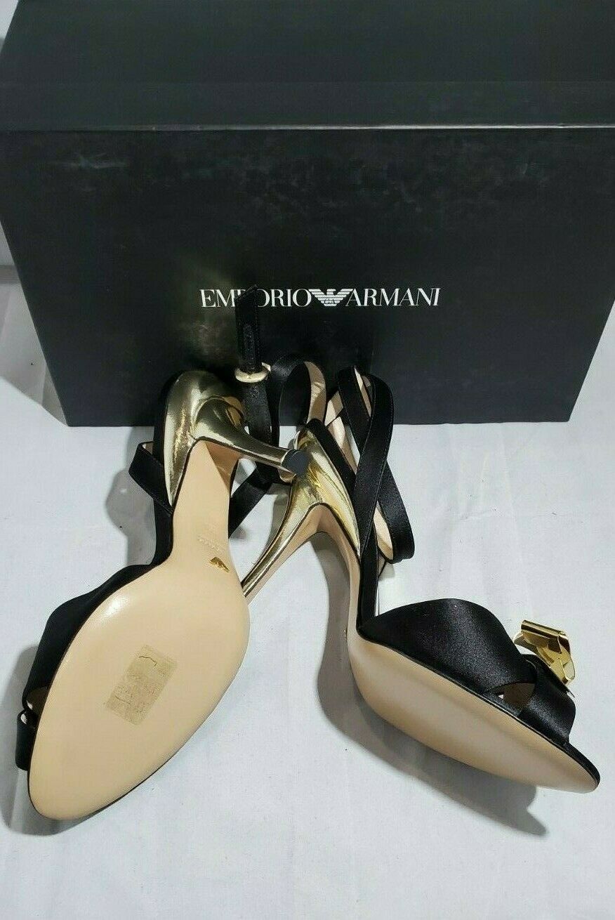 Emporium Armani Metallic Knot D'Orsay Pumps .- Size 9.5 (39.5)