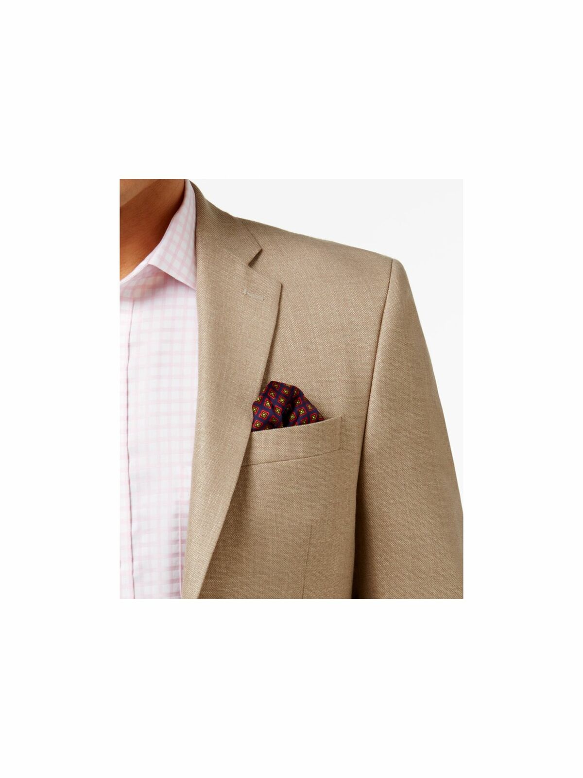 Lauren Ralph Lauren Men's Classic-Fit Neat UltraFlex Sport Coat  Color Tan Size 42S