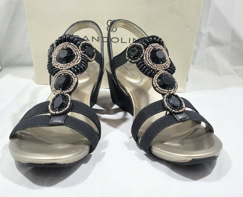 Bandolino Women's Dreamer Black Sandals Size 6M