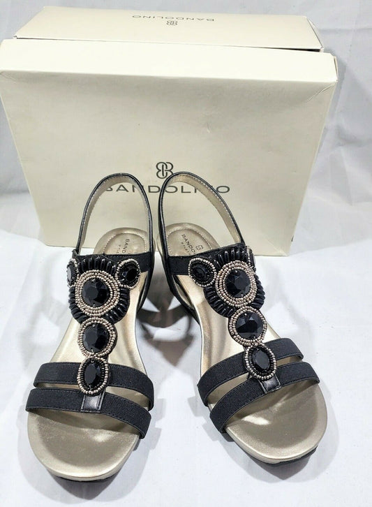 Bandolino Women's Dreamer Black Sandals   Color Black