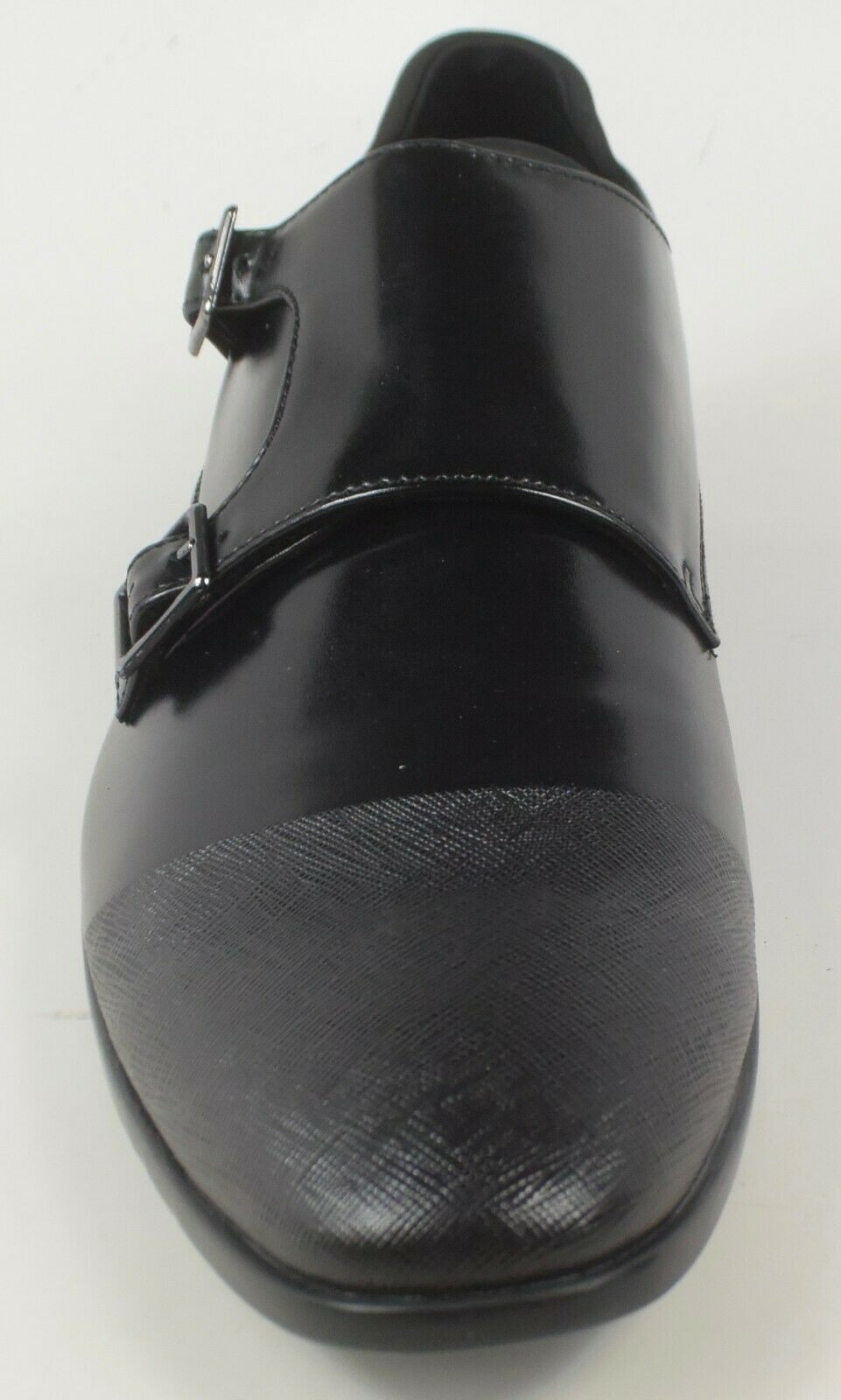 Kenneth Cole Reaction Men's Edison Double Monk Strap Shoes. Black