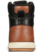 LEVI'S Men's Black/Tan Comfort Supportive Casual High Top Sneaker Boot Size 10