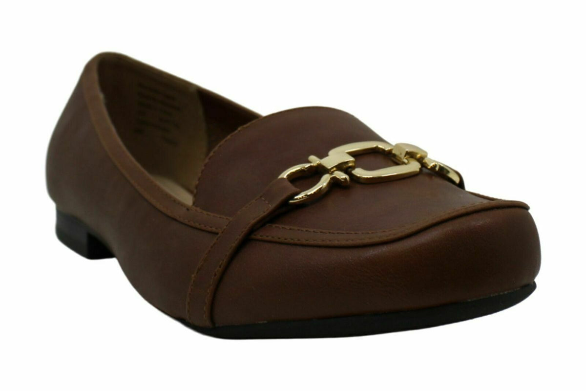 Charter Club Women's Alettee Square-Toe Loafers  Color Cognac Size 9.5M