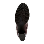 Style & Co Women's Block Heel Ankle Booties Cassy Wine Faux Leather Size 9M