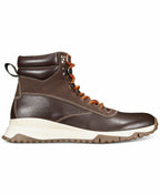Alfani Men's Reggie Leather Alpine Boots  Brown Size 9.5