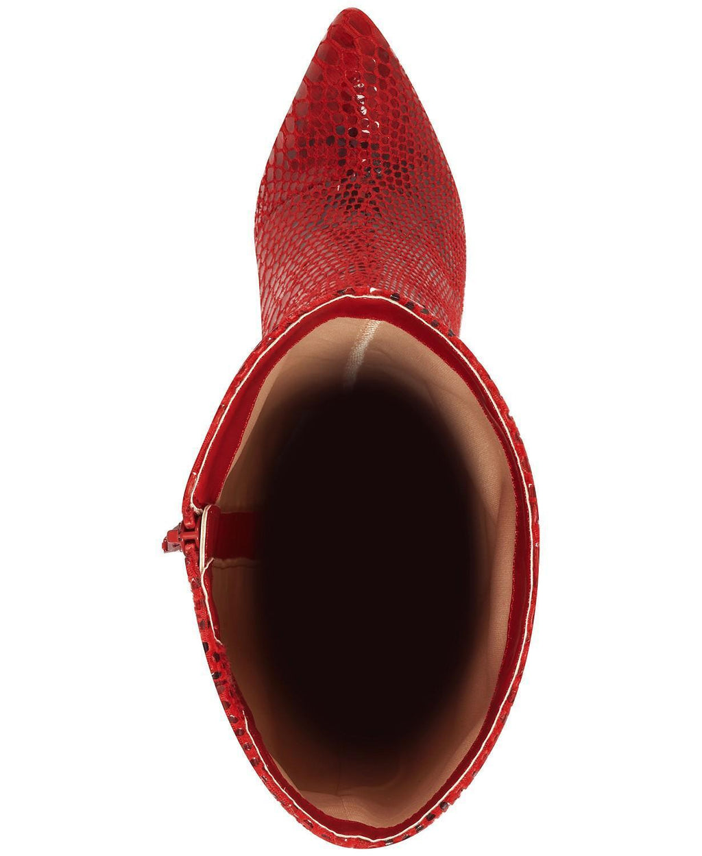 INC International Concepts Womens Rajel Dress Boots  Color Reg Red Snake Print Size 10M