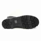 Style Co Morggan Lace-Up Combat Booties  Color Black Quilt Size 7.5M
