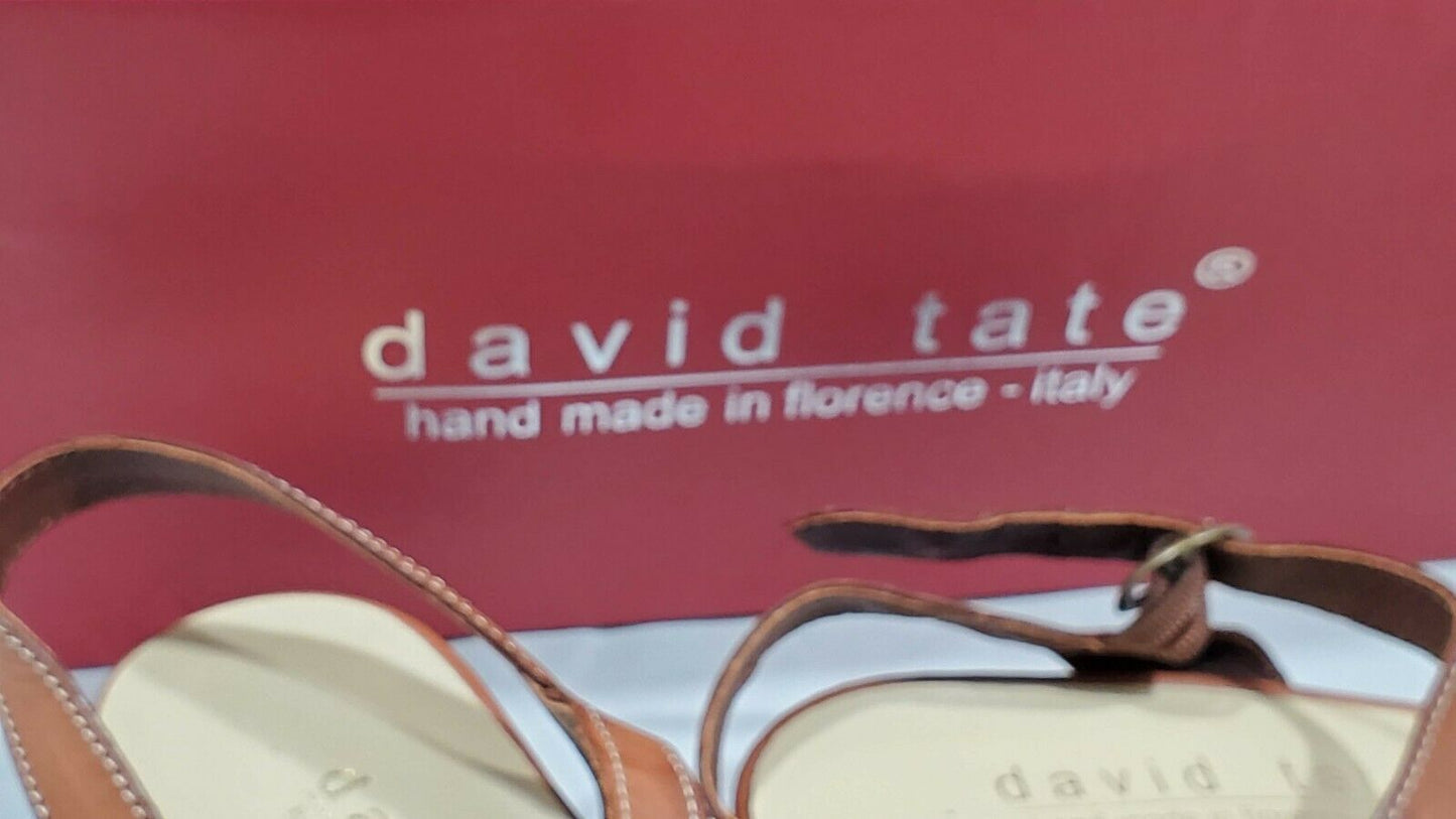 David Tate Calabria Women's Sandals  Color Cognac Size 8M
