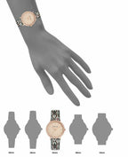 Anne Klein Women's Multi Vegan Leather Strap Watch Style: AK/3332RGMT