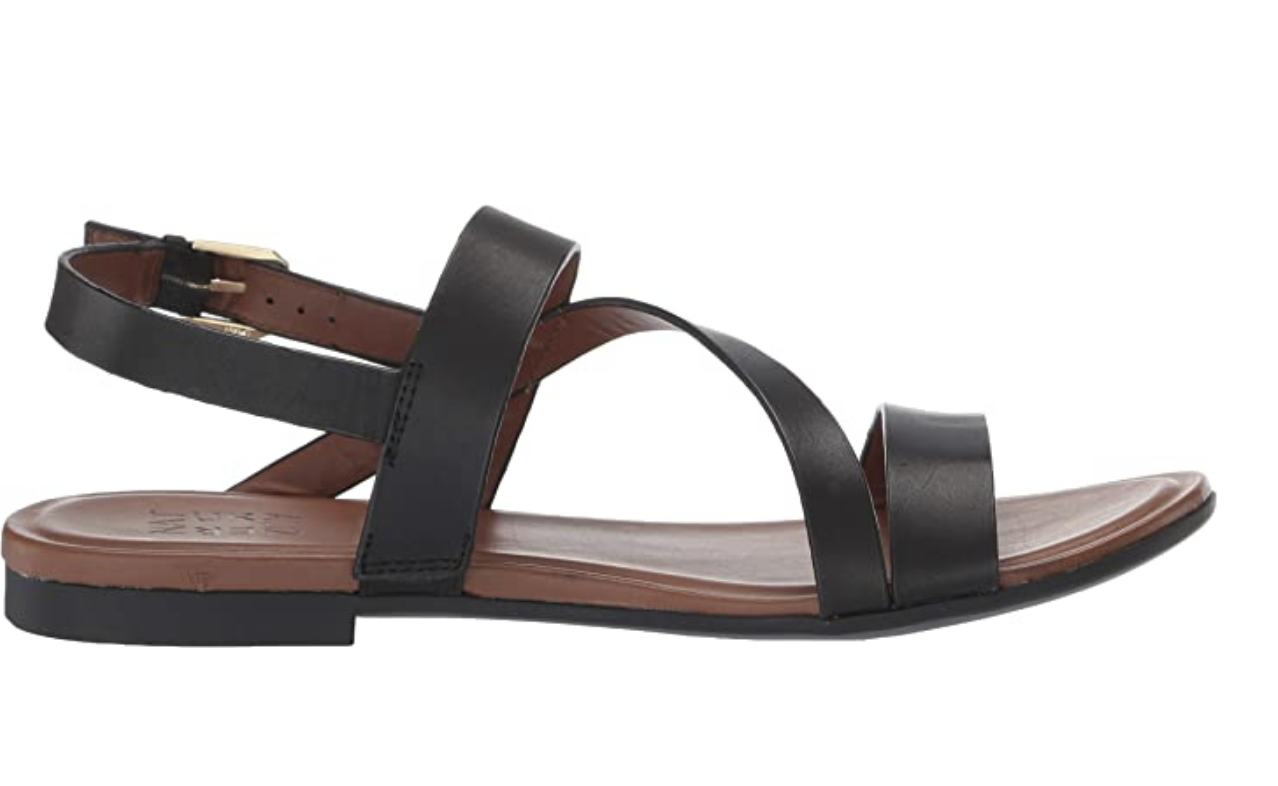 Naturalizer Women's Tru Flat Sandal Color: Black Size: 9 W