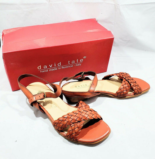 David Tate Calabria Women's Sandals  Color Cognac Size 8M