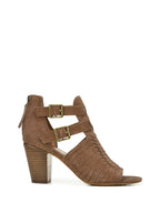 ZODIAC Womens Woven Cassie Round Toe Block Heel Sandals  Color Brown Leather Size 5.5M