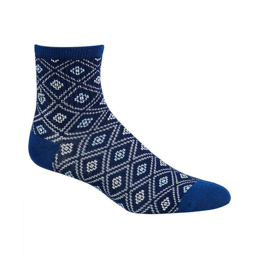 Sun Stone Mens Novelty Diamond Half-Calf  Color Blue Diamond ONE SIZE