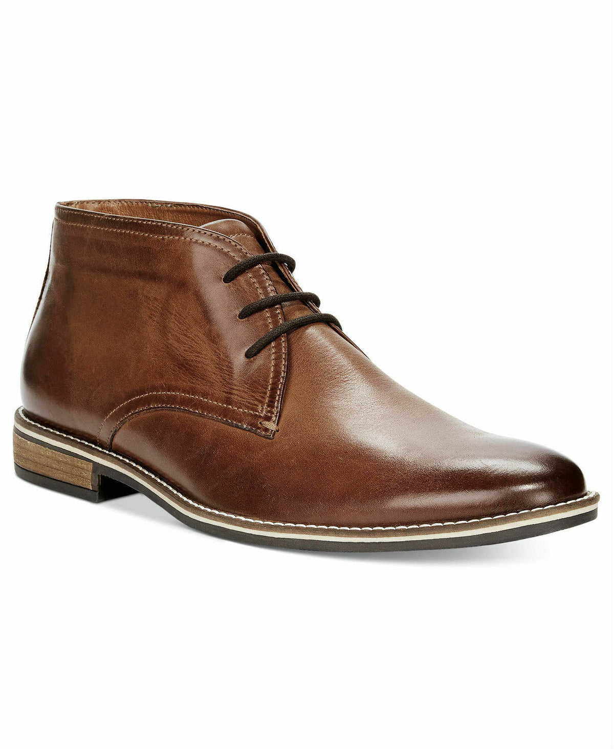 Alfani Men's Jason Brown Ankle Boots Shoes  Brown Size 7.5