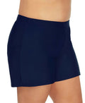 Island Escape Thigh Minimizing Lined Stretch Board Shorts  Color Navy Size 18W