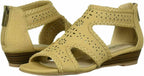 Easy Street Women's Thelma Dress Casual Sandals  Beige Linen Size 8.5