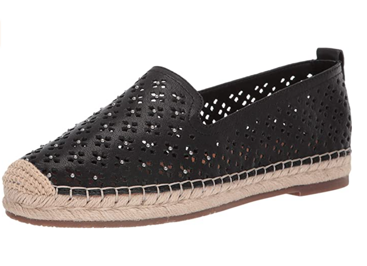 Patricia Nash Women's Elena Espadrille Flats Black Size 5.5M