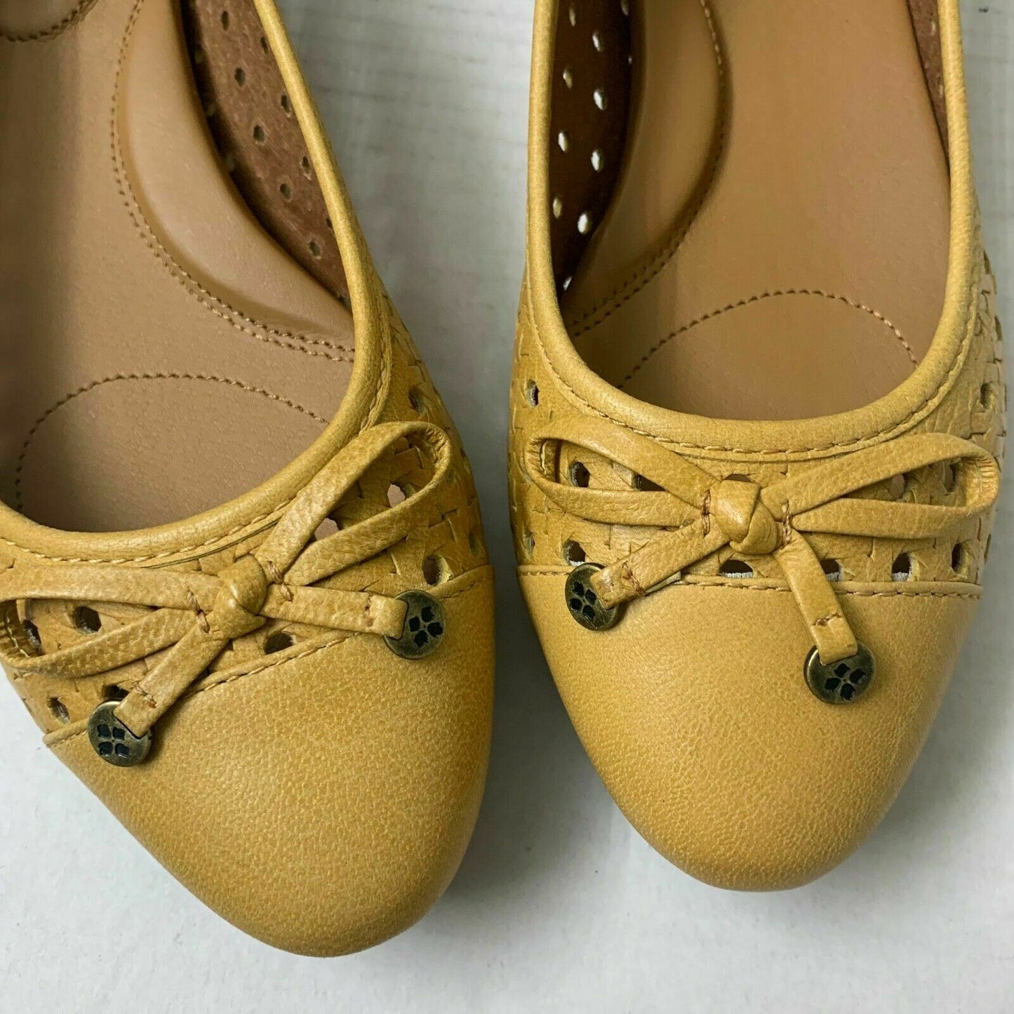 Patricia Nash Bettina Ballet Flats  Color Ochre Size 7M