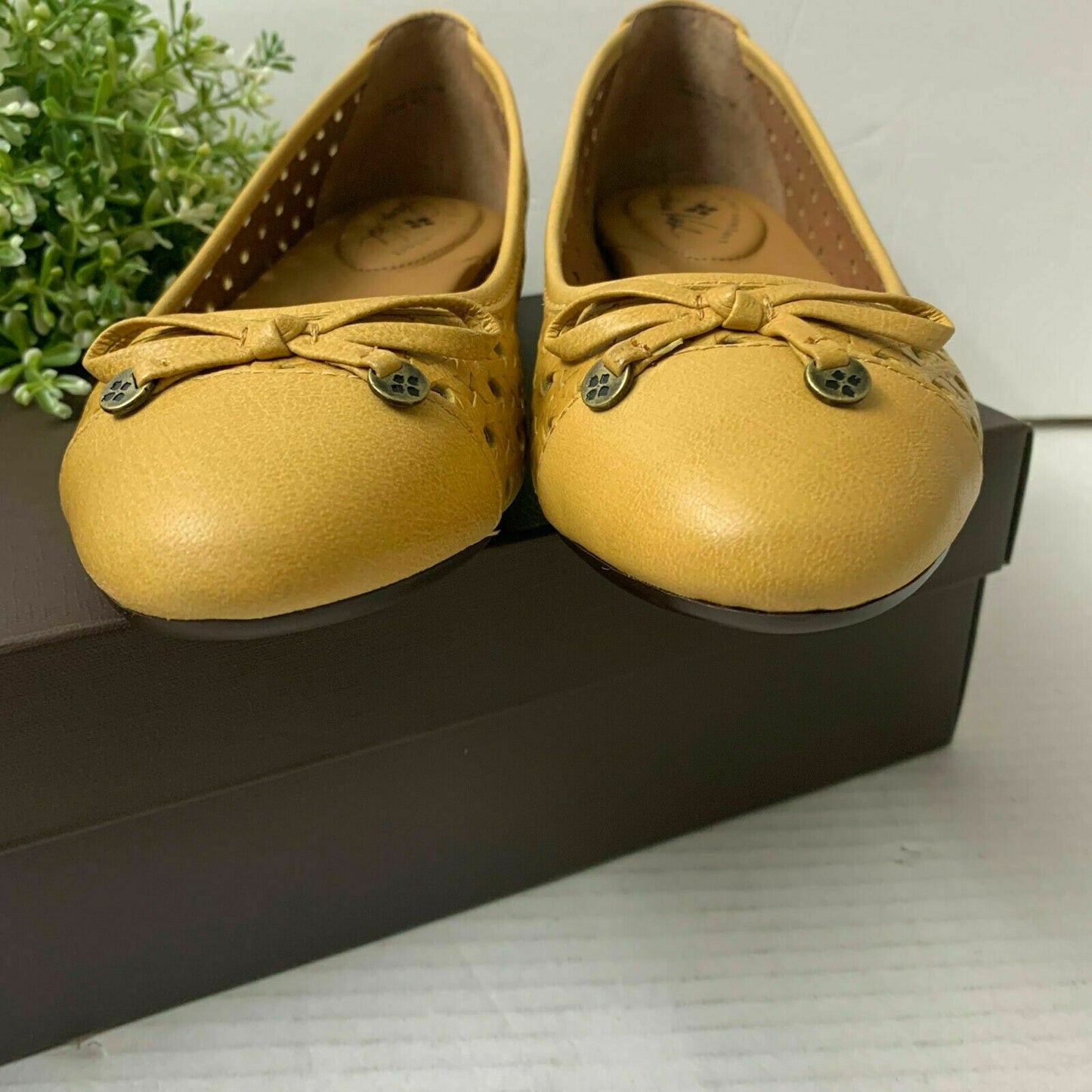 Patricia Nash Bettina Ballet Flats  Color Ochre Size 7M