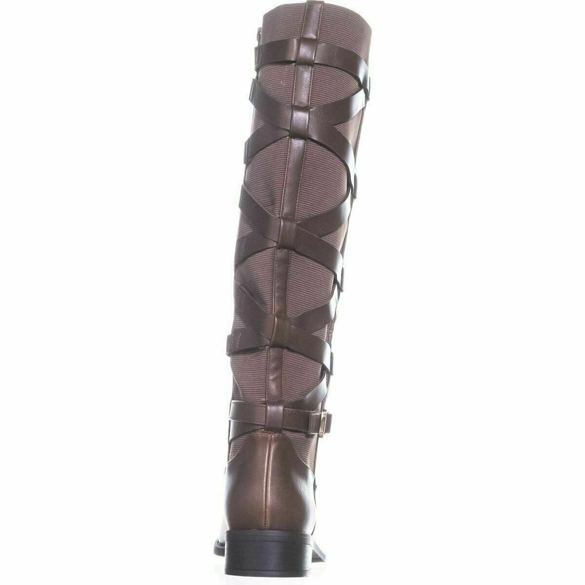 Thalia Sodi Women's Veronika Knee-High Fashion Boots  Brown Size 7