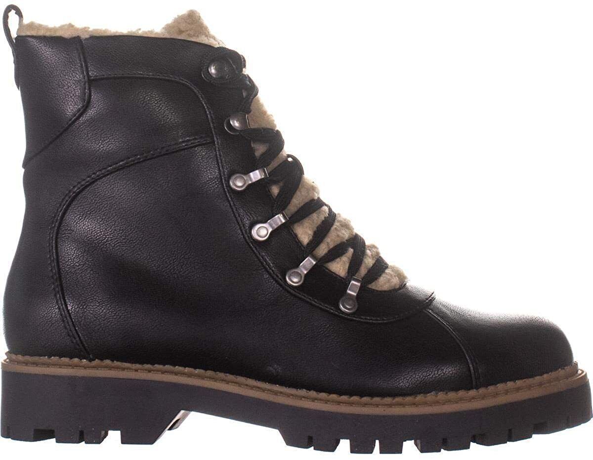Style & Co Morggan Lace-Up Combat Booties  Color Black Size 8M