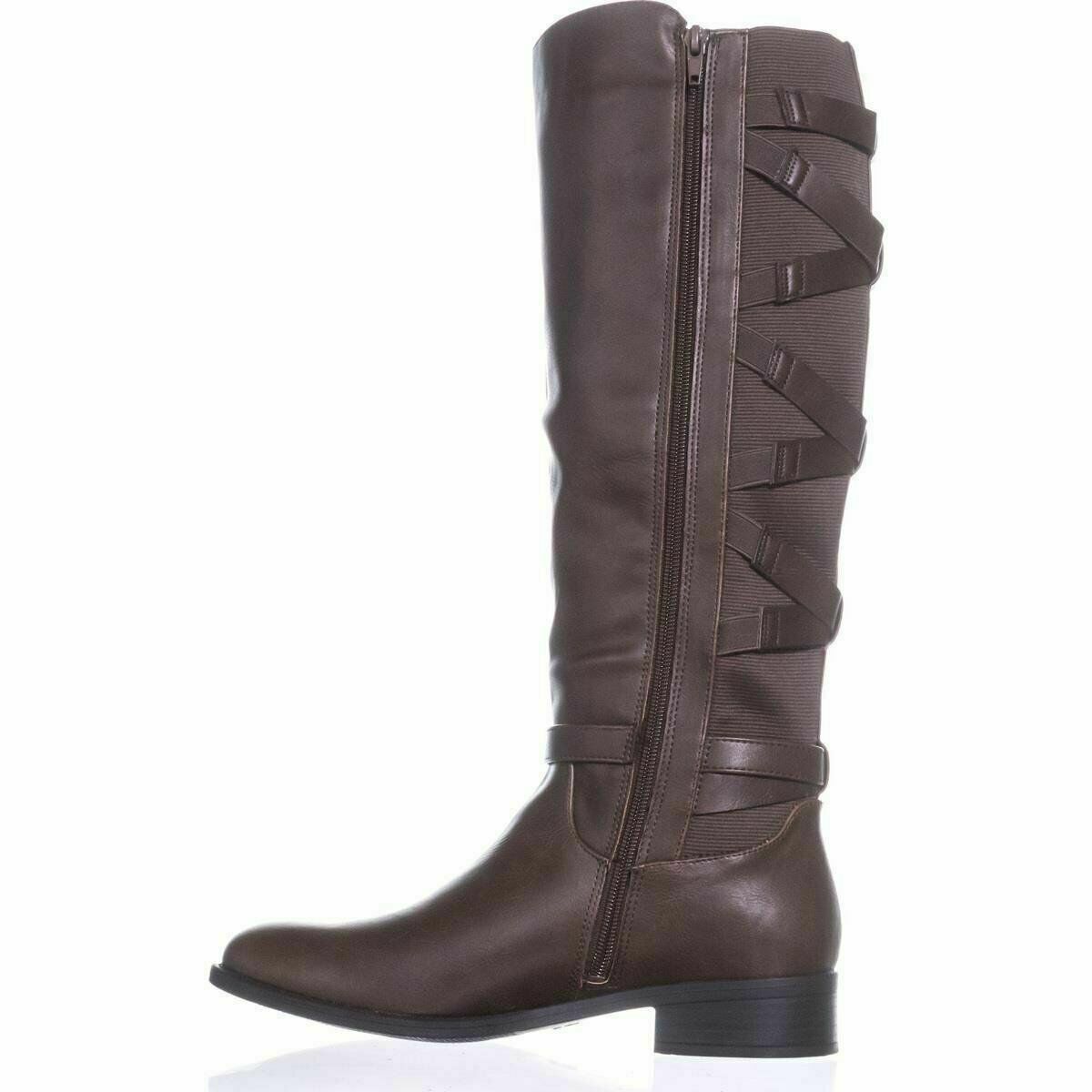 Thalia Sodi Women's Veronika Knee-High Fashion Boots  Brown Size 7