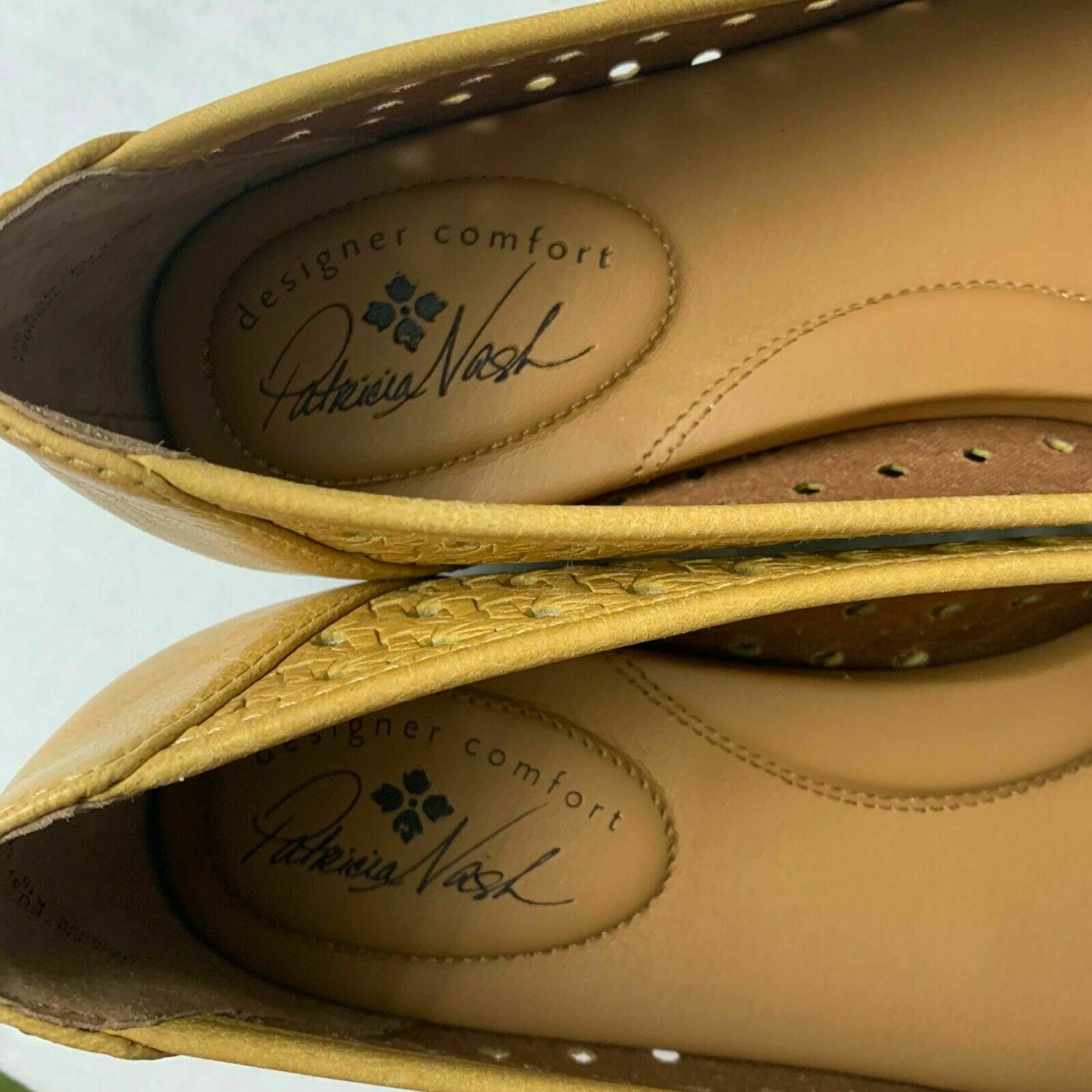 Patricia Nash Bettina Ballet Flats  Color Ochre Size 7M