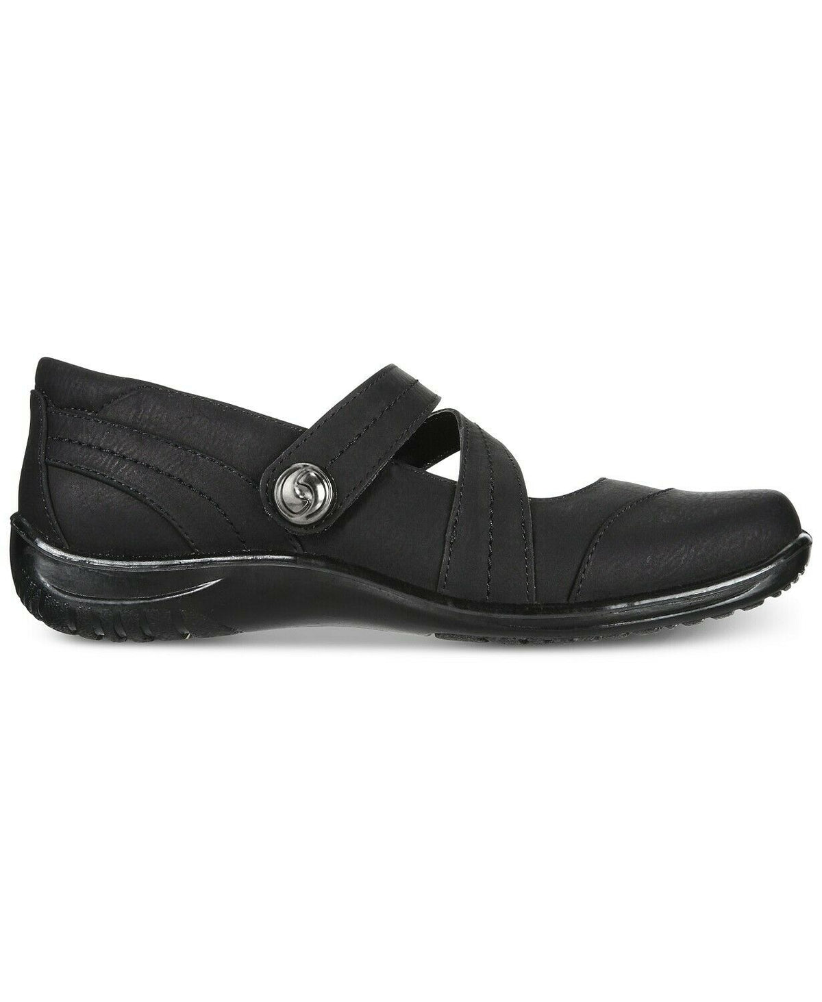 Easy Street Black Mary Flats Size 7 WW