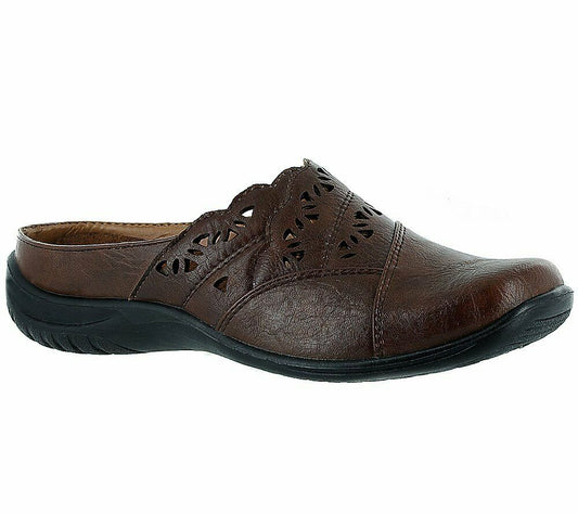 Easy Street Forever Women's Tan MULES Comfort Cutout Clogs Size 11M