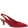 Bella Vita Womens Scarlett Slingback Pumps Red Kidsuede  Size 8.5M