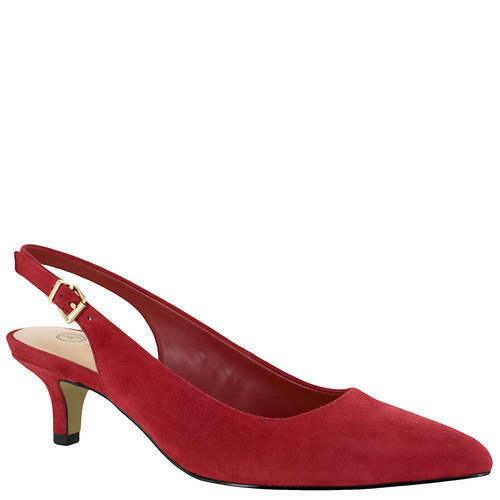 Bella Vita Womens Scarlett Slingback Pumps Red Kidsuede  Size 8.5M