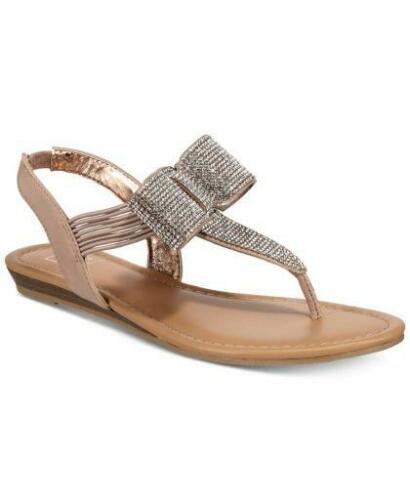 Material Girl Seana Fabric Open Toe Special Occasion Slingback Sandals Size 6M