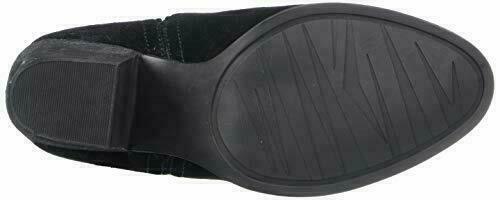 Carlos Santana Carmin Suede Block Heel Ankle Boot Color Black Size 5
