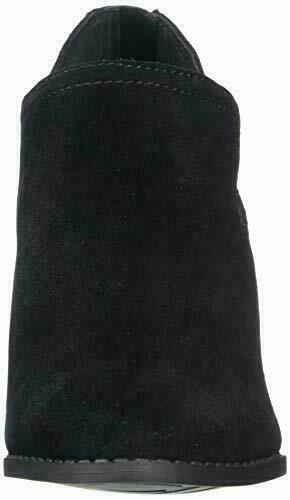 Carlos Santana Carmin Suede Block Heel Ankle Boot Color Black Size 5