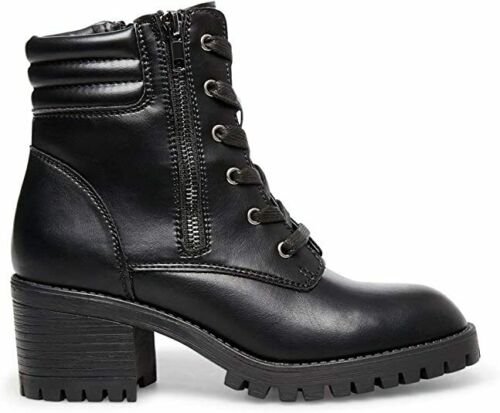 Madden Girl Women's Hush Combat Boot  Size 8M